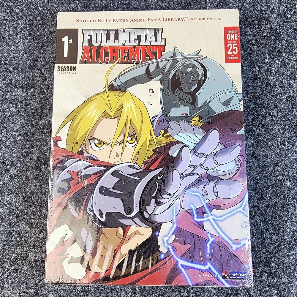 NIB Sealed Fullmetal Alchemist Season 1 DVD Box Set Anime Funimation 2004 NTSC
